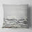 Grey Sea Waves - Sea & Shore Printed Pillow-30140392-30140395