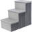 TRIXIE Pawsome Ascent Foldable 3-Step Pet Stairs with Storage, Collapsible, Storage Compartments for Toys