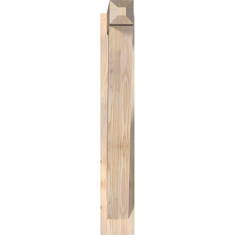 Artisan traditionnel en bois rustique, P 24 po x H 36 po, Sapin Douglas de 5 1/2 po (lisse)