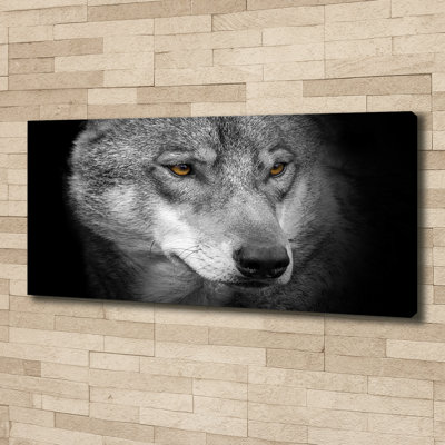 Wolf - No Frame Print on Canvas