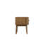 Callie Smoked Wood Bedside Cabinet