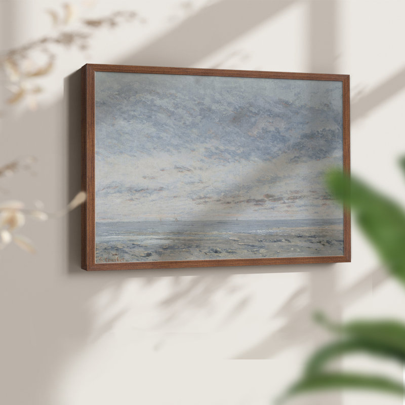 Paysages rétro - DCCLXVII - Reproduction encadrée - Restickable, Noyer, H 11 po x l 14 po