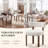 Modern Upholstered Solid Wood Dining Chair with Wide Seat-105782666