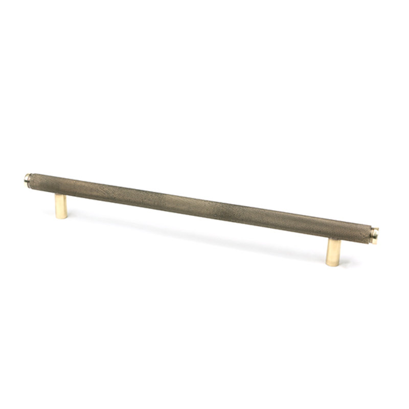 Brompton Bar Handle, 22.4 cm, Aged Brass