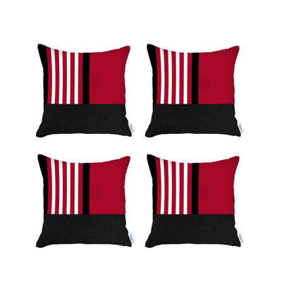 (Ensemble de) Quatre coussins décoratifs de 18 po