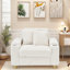 Chaise rembourrée moderne avec rembourrage en mousse dense - tissu doux résistant aux taches, assise de salon réglable, idéale pour un appartement, un bureau, un salon-1548973151