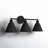 Rolandat 3 - Light Dimmable Vanity Light in Matte Black-28825092