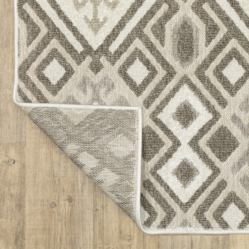 Thurma Moroccan Indoor Rug, Rectangle 9'10" x 12'10"