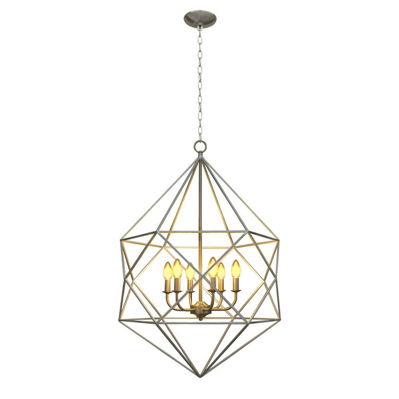 Lustre à 6 lumières E12 de 60 watts de la collection Lana de Orana Ellis E5A142B9EA874C438599DDB8083179BF