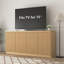 Buffet avec rangement, armoire à buffet avec 4 portes et tablettes, crédence de bar à café en bois pour le salon et le couloir