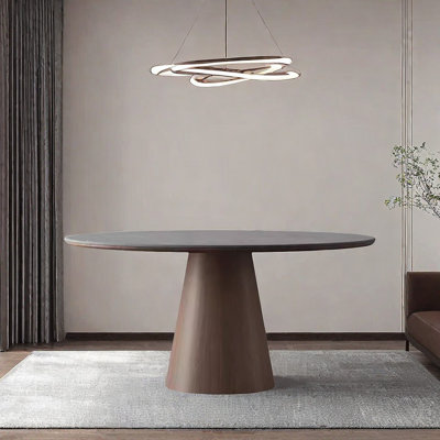 Nawatha Round Solid Wood Base Dining Table