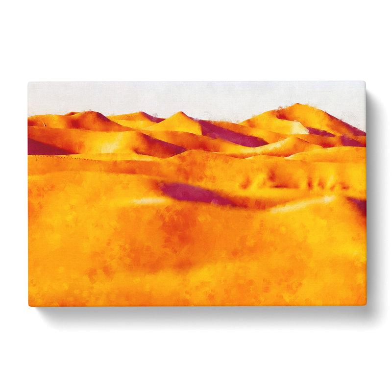 Sand Dunes Of Iran - Wrapped Canvas, 40cm H x 60cm W x 3cm D