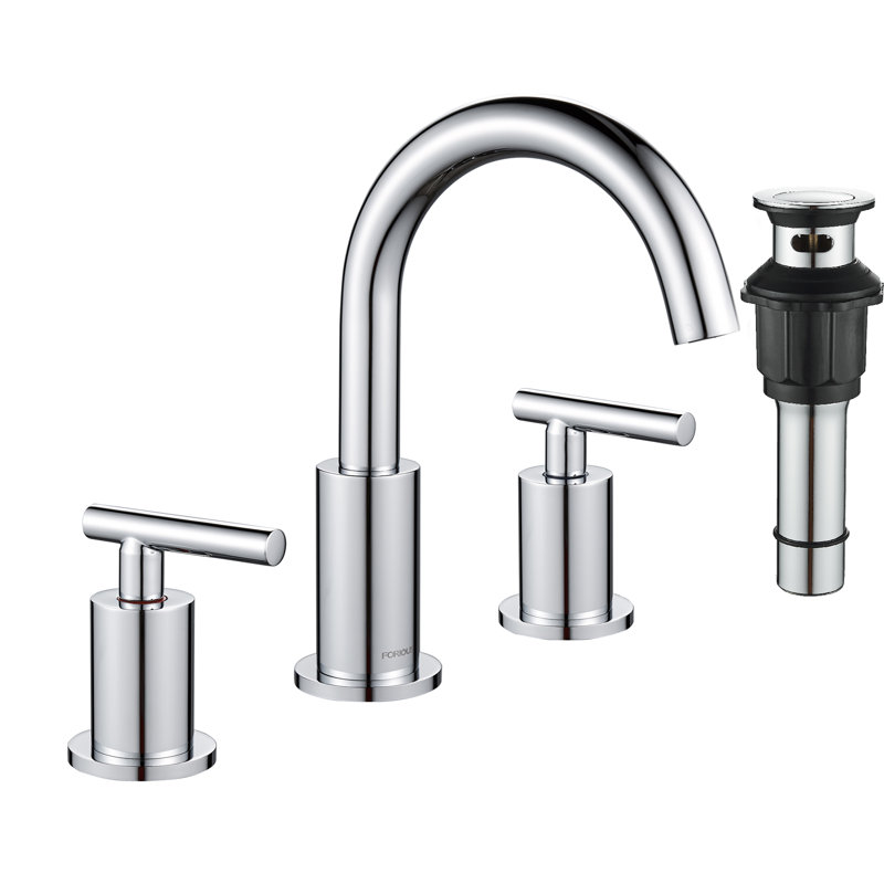 Timed Flow Tap with Waste, Chrome