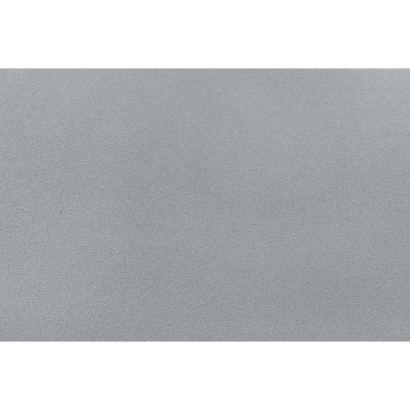 Table de chevet carrée argentée au design épuré et aux tiroirs spacieux en acrylique