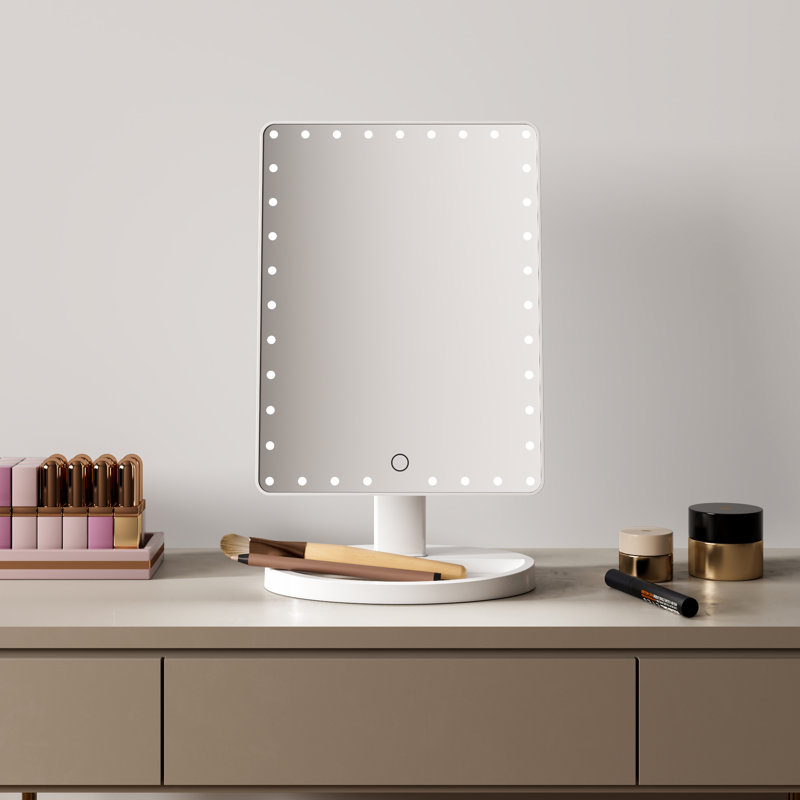 Rectangle Freestanding Makeup / Shaving Mirror