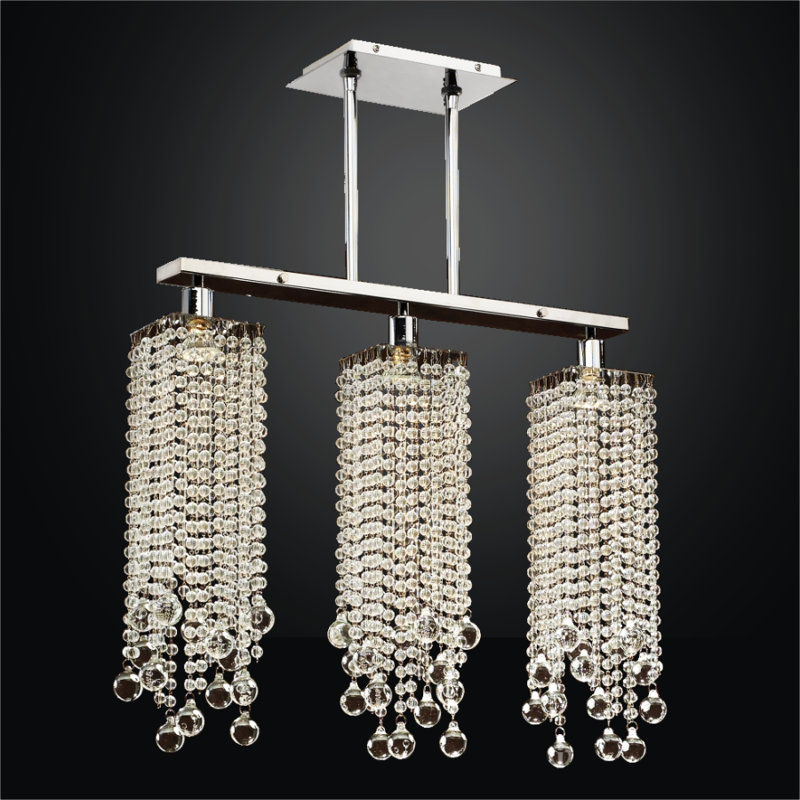 Knopp 3 - Light Polished Chrome Kitchen Island Pendant
