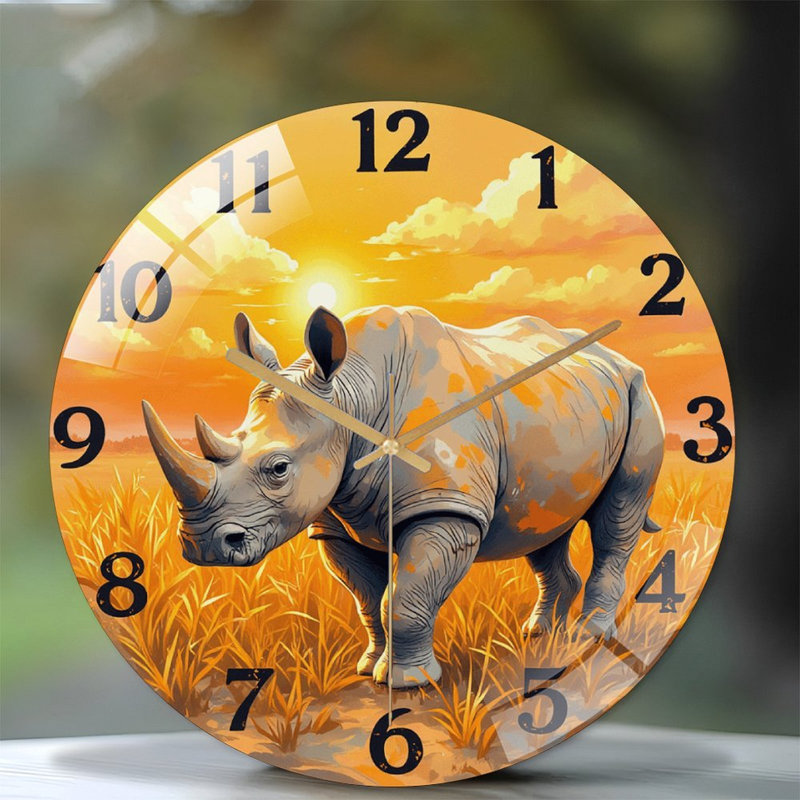 Horloge murale 12 po Rhino