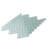 11"X 12.6" Herringbone Polished Glass Mosaic Tile-61266922