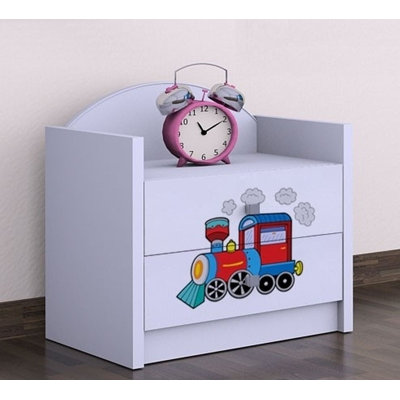 Dominique 2 Drawer Nightstand