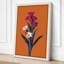 Flowering Stem in Magenta Botanical 1 Piece Wrapped Canvas Wall Art-623694737-623694738