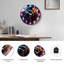 Horloge murale Raccoon Neon