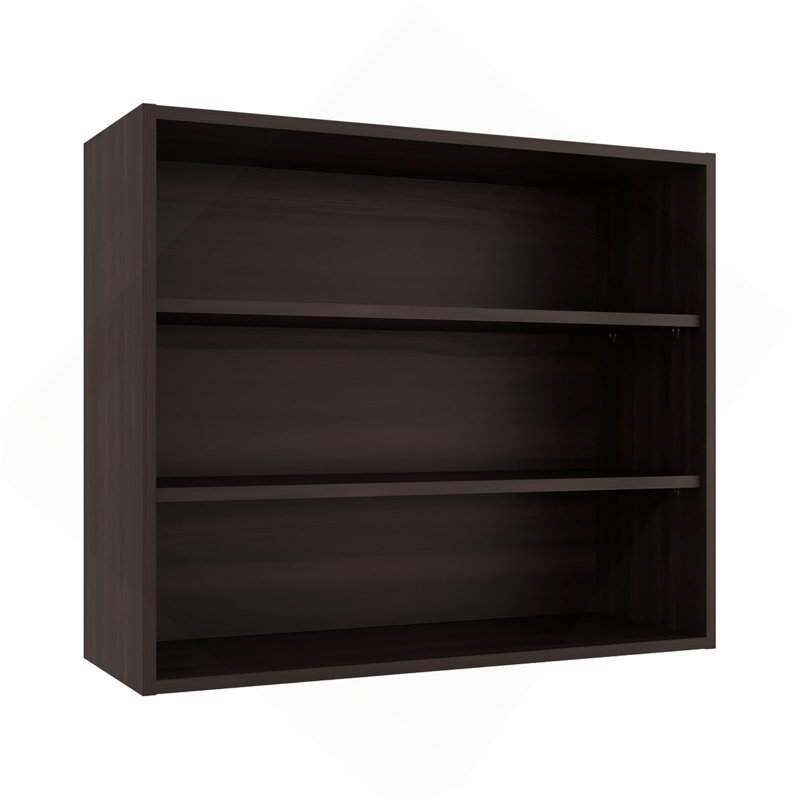 Open Storage Wall Cabinet, Walnut