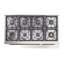 ILVE UPD406NMP Nostalgie II 48 inch Dual Fuel Range with 8 Total Black Brass Burners (Limited Edition)-1182327323-1182327324