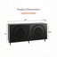 Buffet de cuisine moderne moderne en bois noir