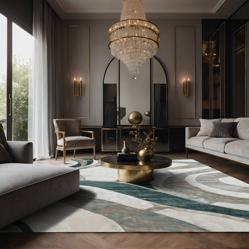 Tapis brun soyeux et moelleux, Tapis de couloir 2 pi x 5 pi