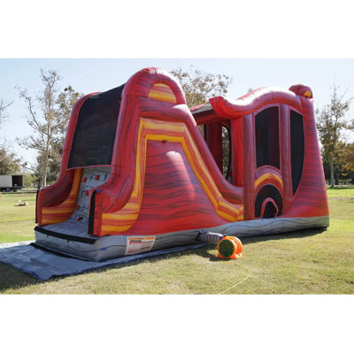 JumpOrange Shadow Obstacle Course Bounce House for Kids and Adults (with Blower), Piece 7