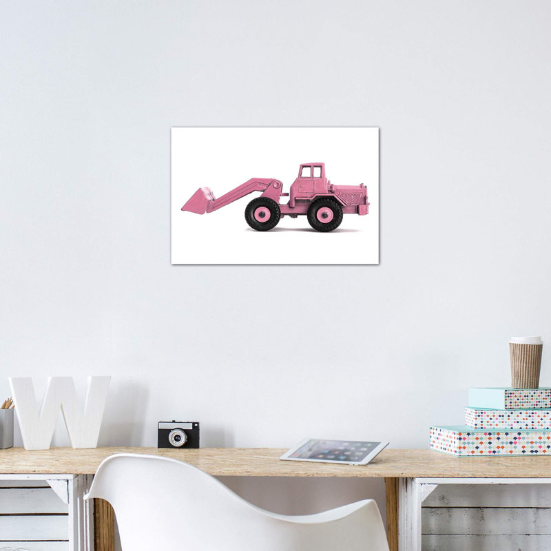 Chargeur frontal blanc rose par Saint and Sailor Studios - reproduction de photo, Toile tendue, Pas de tapis