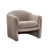 Mushroom Brown Boucle/Polyester Blend