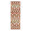 Cotton Geometric Area Rug in Orange/Beige-50114850