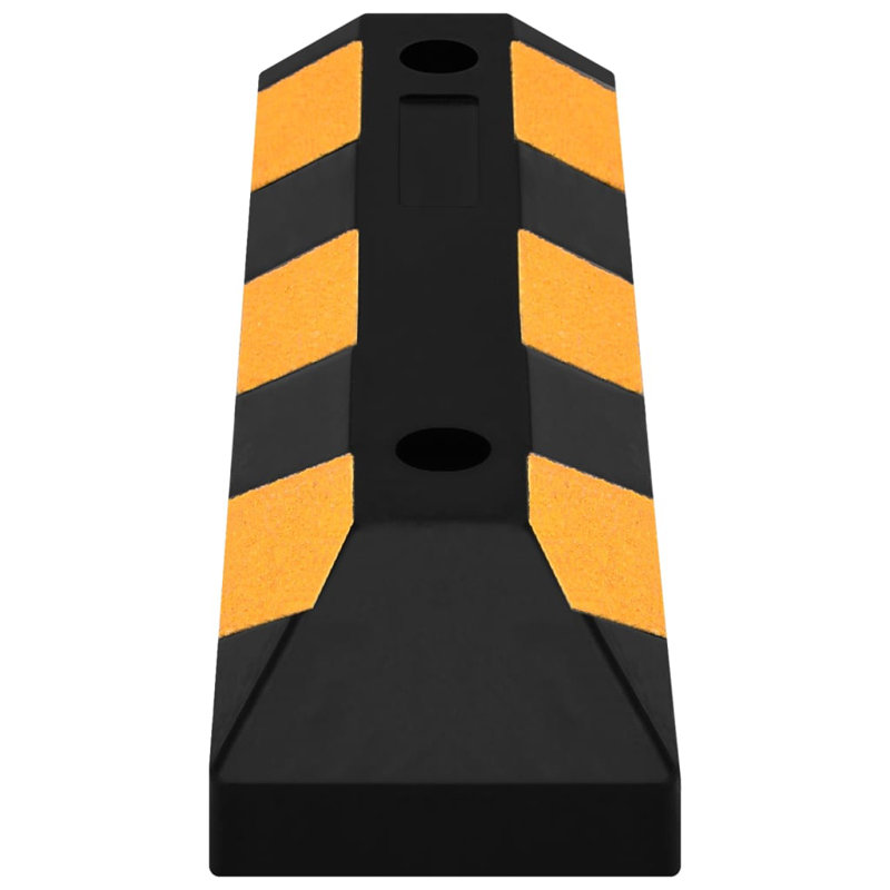 vidaXL Reflective Parking Blocks 22.0x5.9x3.9" Rubber