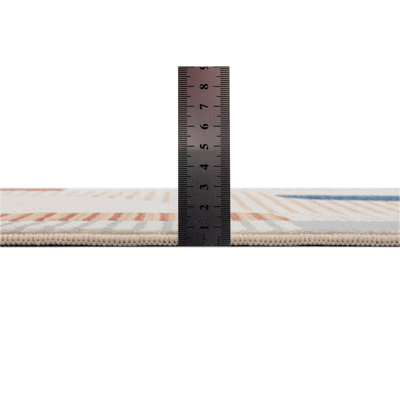 Ariella Non-Slip Bath Rug, 100cm, The glass tabletop has an approximate diameter of 
