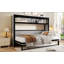 Lit escamotable simple avec tablettes-1624473426