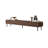 Walnut Veneer TV Stand with Four Drawers-100662662