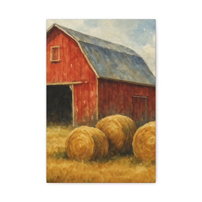 Aaroon Single Picture Frame Print on Canvas