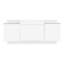 LED Coffee Table With Open Storage And 2 Drawers-713317537