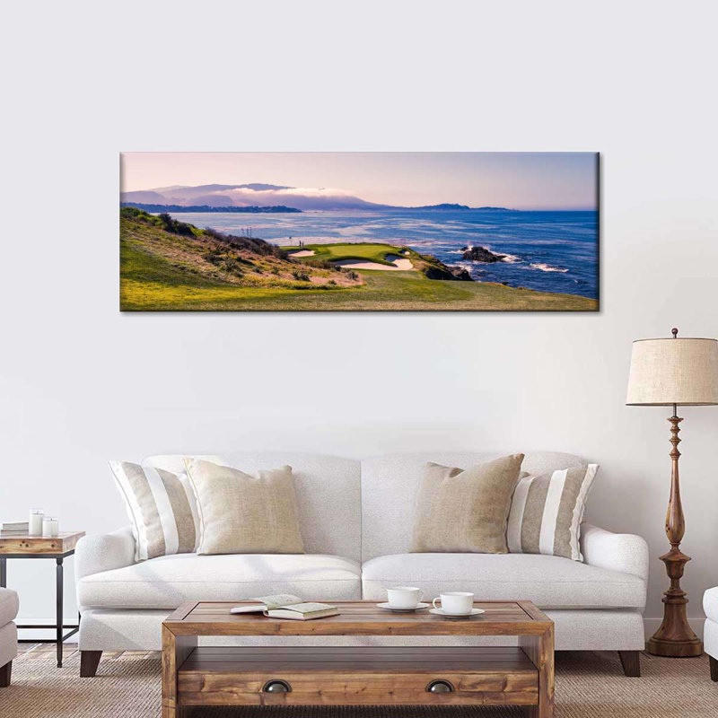 " Pebble Beach ", 15" H x 45" W x 1.25" D