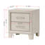 Table de chevet 2 tiroirs Contemporary Beige