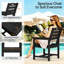 Chaise de patio 4 pièces Hdpe