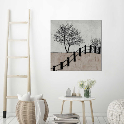 «Over The Fence» par Ynon Mabat - reproduction d'art graphique sur toile