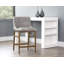 Halden Upholstered Stool with Metal Frame-529050664-522812998