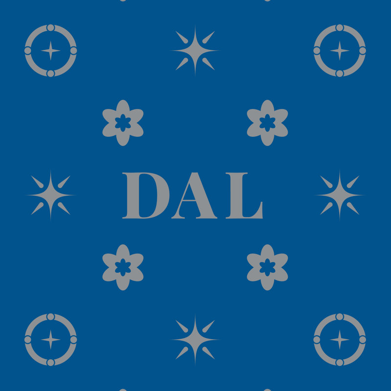 Coussin tissé et fermé Dallas Basketball 17 po x 18 po, Bleu/gris