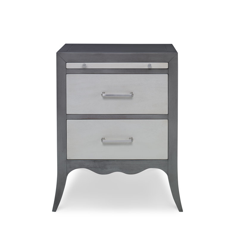 Beatrix 24'' W Solid Wood Nightstand