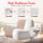 Classic Bean Bag Chairs For Adults, Faux Fur Bean Bag Compressed Chairs Filled Memory Foam,Plush Lazy Sofa For Living Room,Bedroom,Dorm,Office-107070627