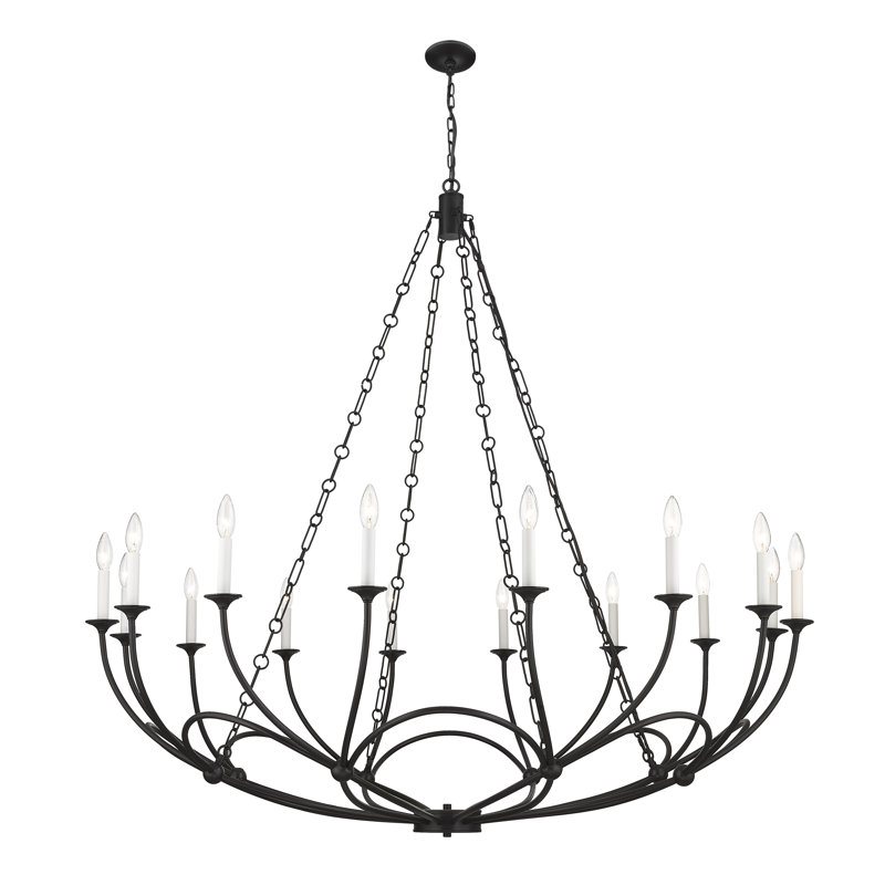 Lustre empire 16 lumières façon bougie