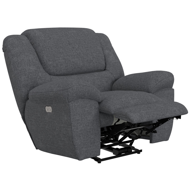 Fauteuil inclinable et pivotant Veria, Bleu / gris, Power