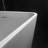 67 inch freestanding solid surface soaking bathtub for bathroom